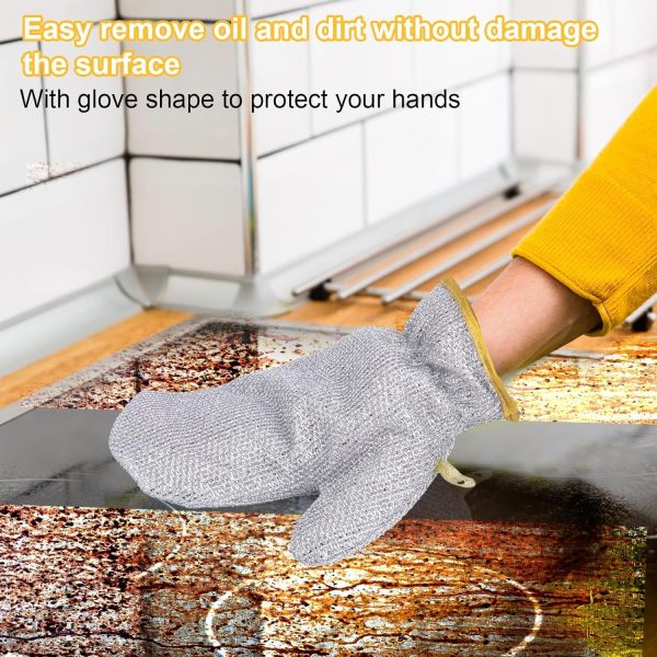 Multipurpose Wire Dishwashing Gloves Pair
