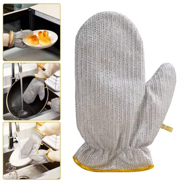 Multipurpose Wire Dishwashing Gloves Pair