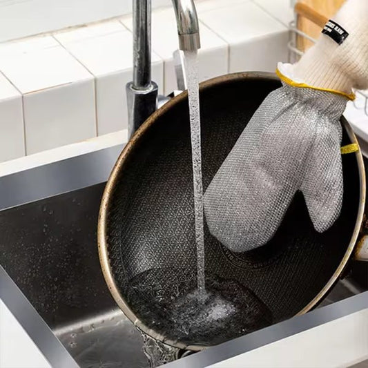 Multipurpose Wire Dishwashing Gloves Pair